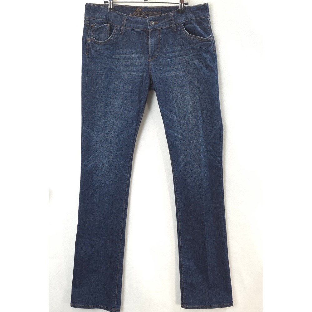 dELiA's Morgan Straight Leg Blue Jeans Women 13/14T Y2K Aesthetic Streetwear